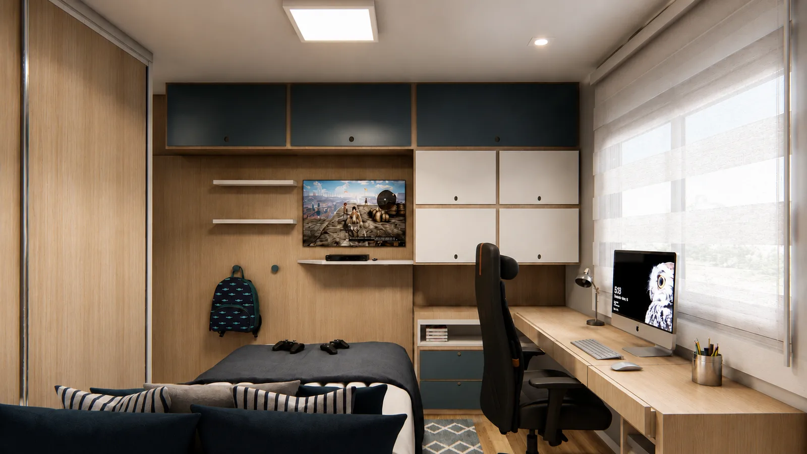 Tom's Bedroom — Interior Design, Dubai, UAE